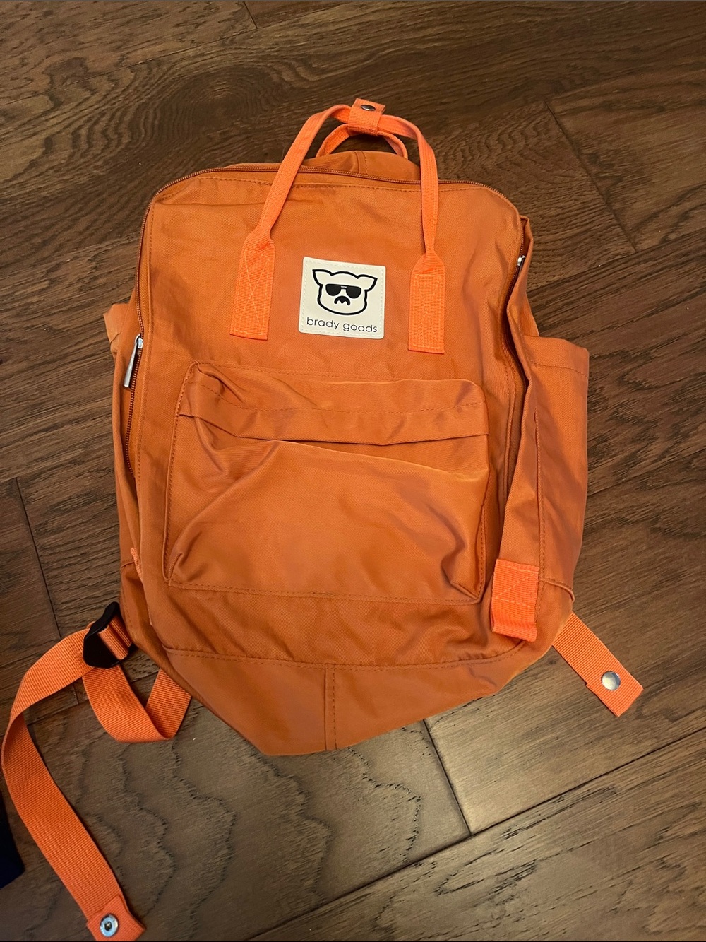 Brady Goods Orange Men's Backpack